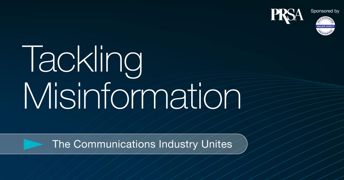 Tackling Misinformation: The Communications Industry Unites