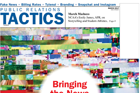 PRSA . Tactics Publication Cover