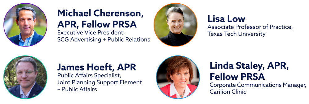 headshots of speakers