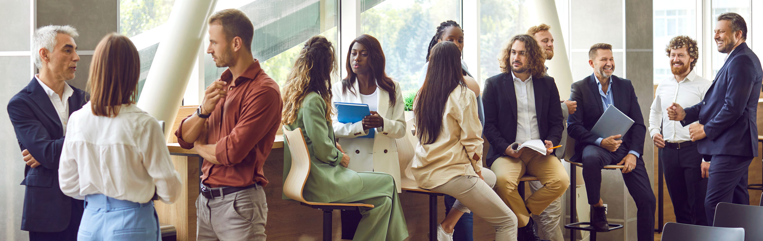 diverse group of professionals