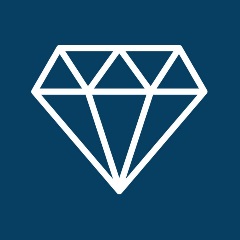 illustration of a cut gemstone