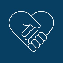 illustration of hands joining to form a heart