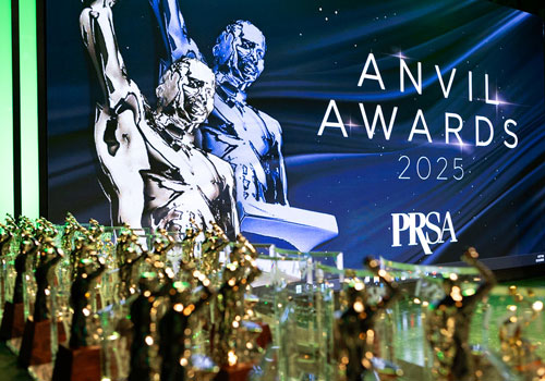 Anvil Award trophies