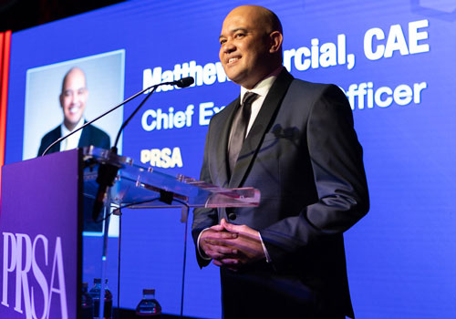 CEO of PRSA Matthew Marcial
