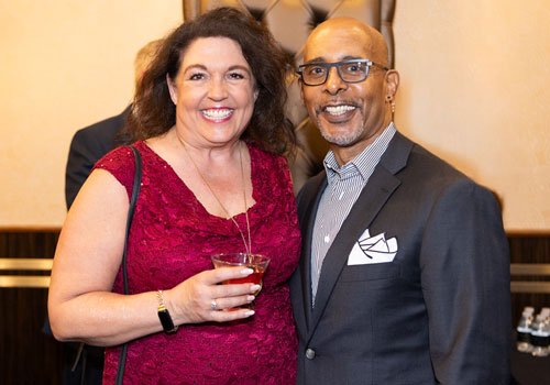 two Anvil Award attendees