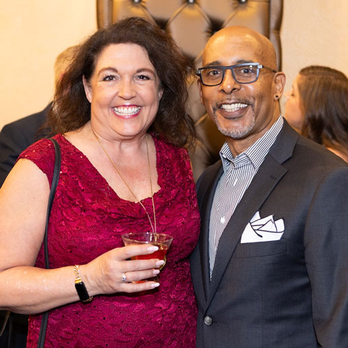 Two Anvil Award attendees