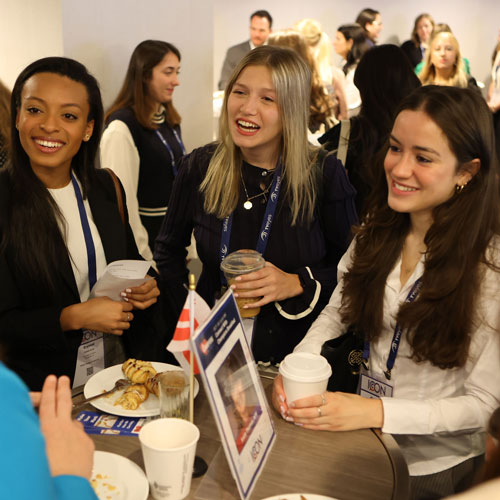 three women at table at ICON 2025