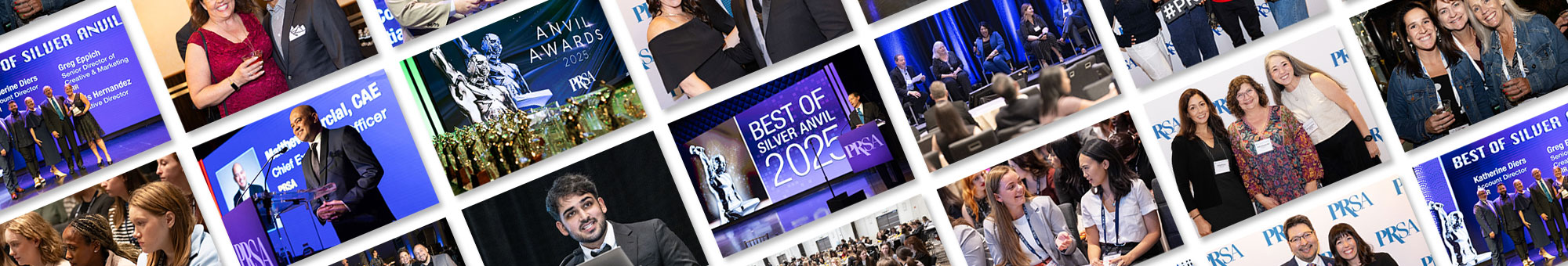 grid of photos from PRSA events
