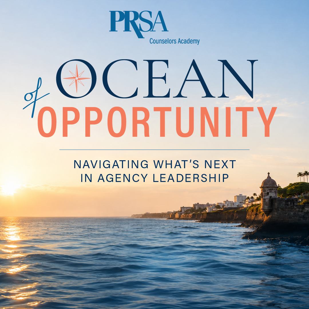 PRSA Counselors Academy 2026 Spring Conference | Ocean of Opportunity | Navigating What's Next in Agency Leadership
