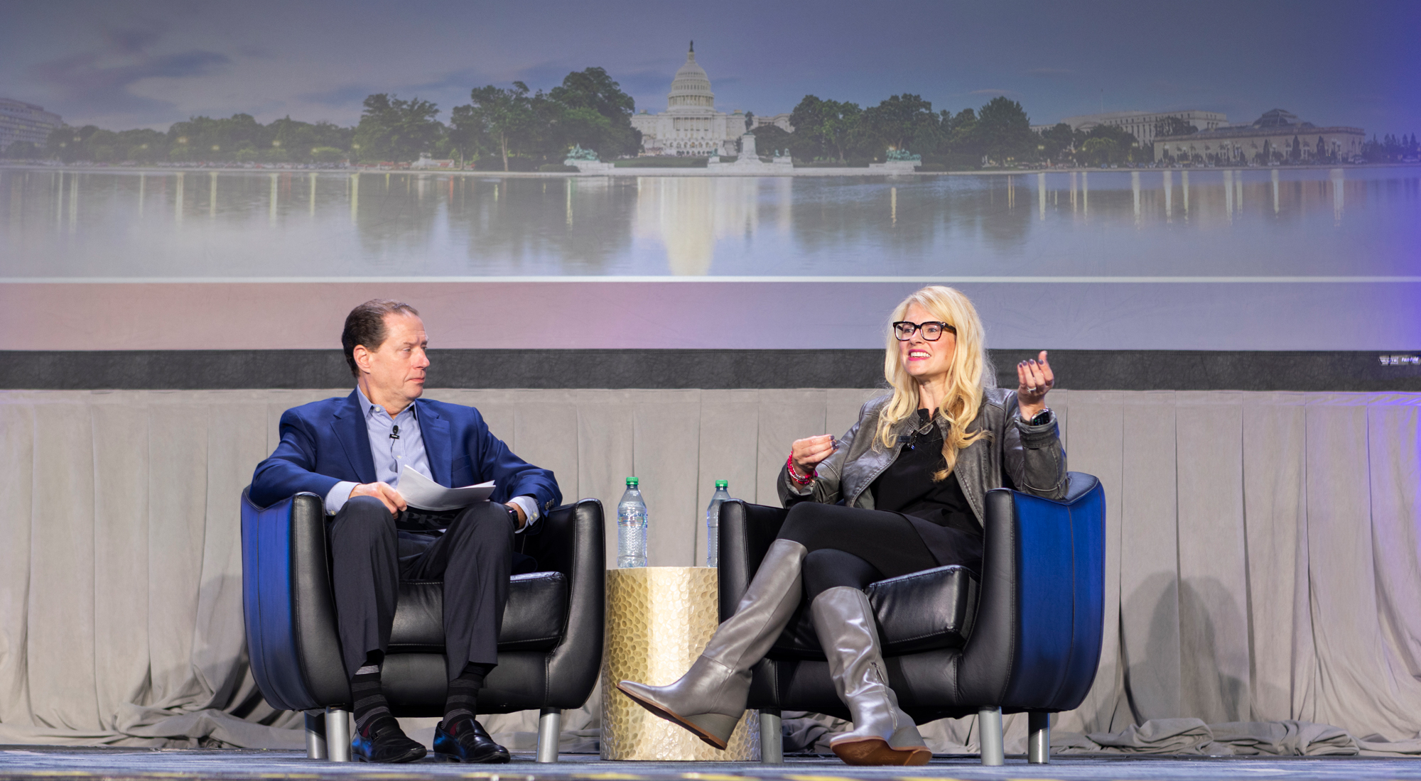 twospeakersonstageICON2025