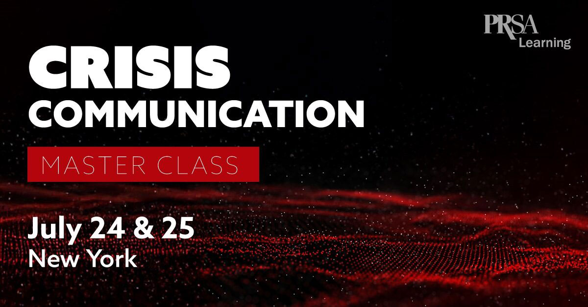 Crisis Communications Master Class