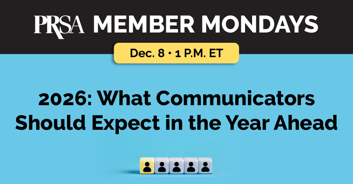 PRSA Member Mondays