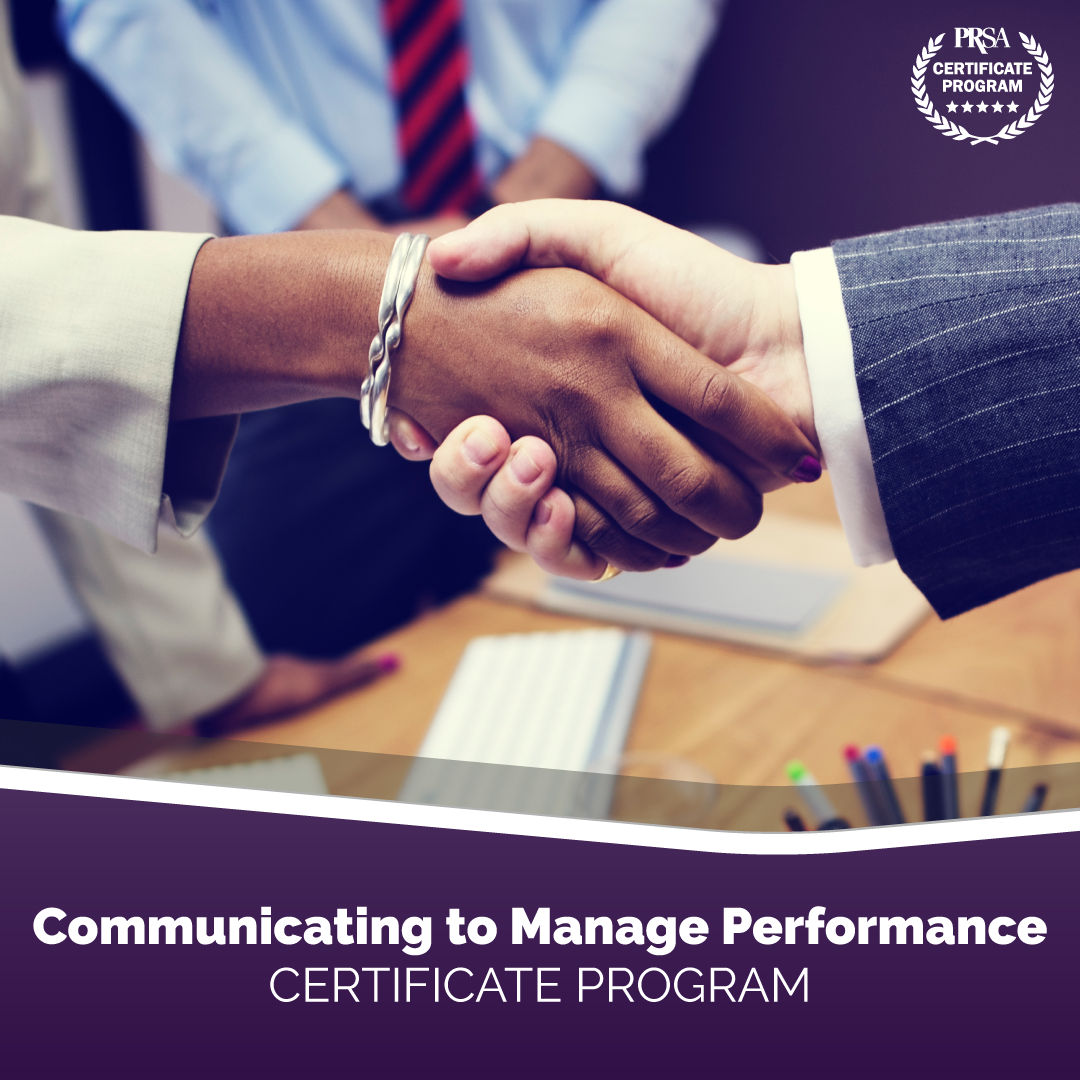 Communicating to Manage Performance Certificate Program
