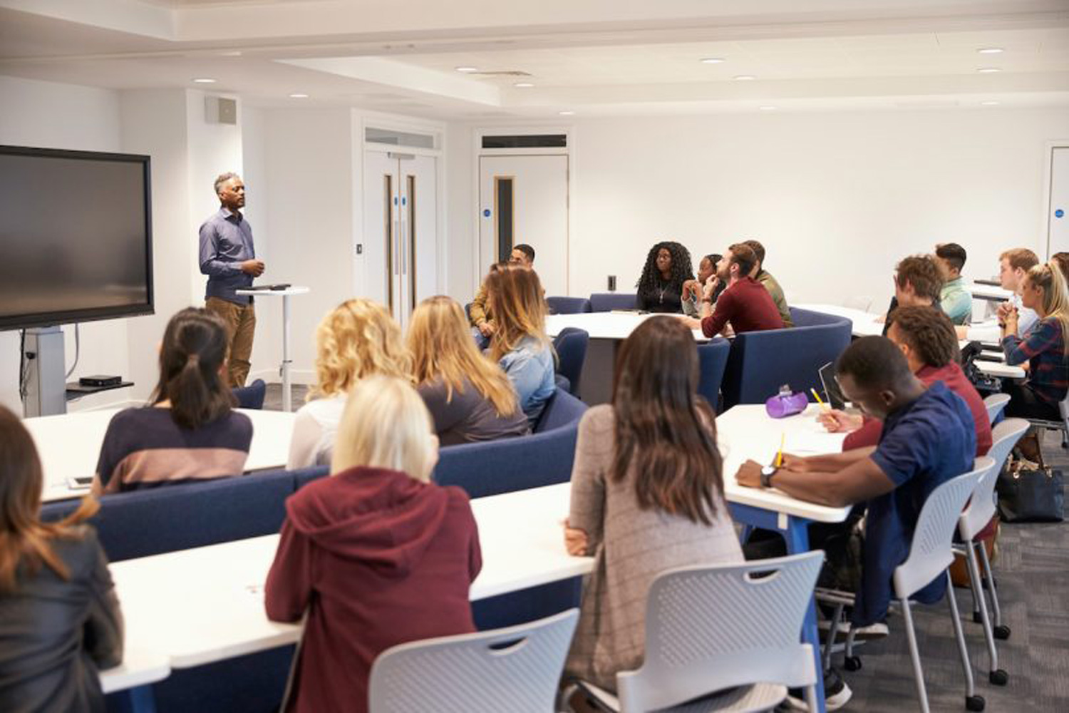 students in classroom