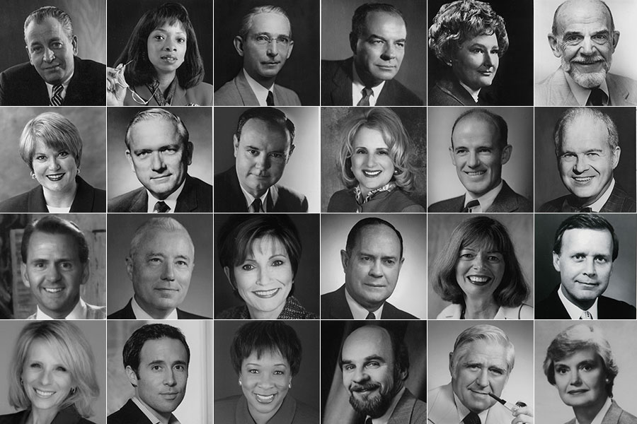 head shots of past PRSA presidents