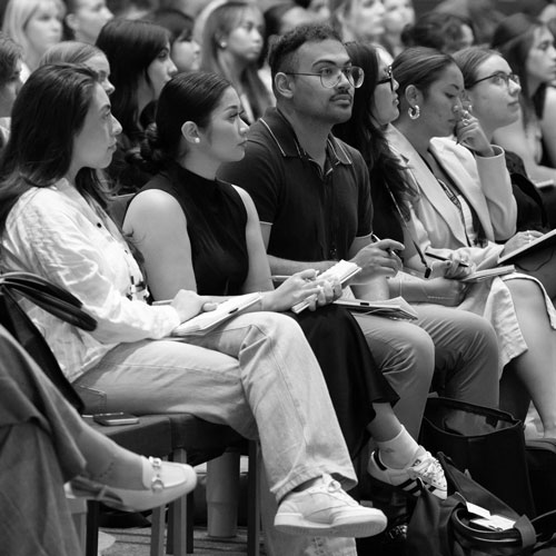 students in lecture hall students in lecture hall