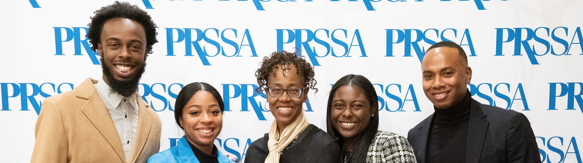 PRSSA members at a formal awards dinner