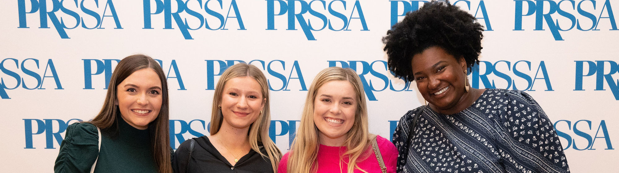 PRSSA members at outdoor dinner event