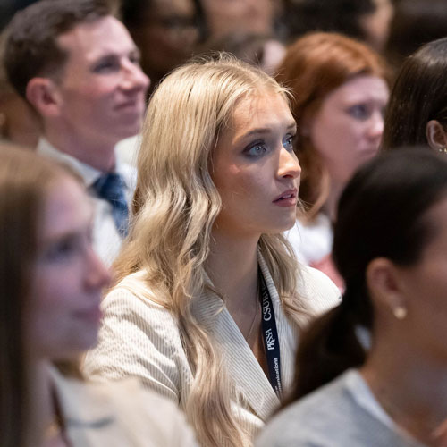 Young Woman in Audience