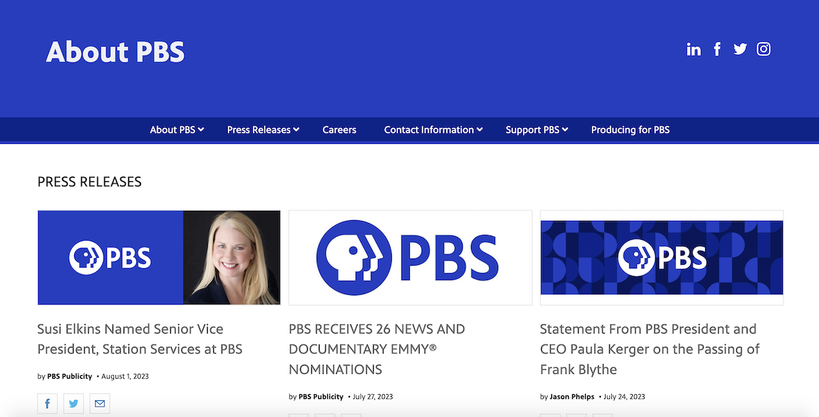 online newsroom